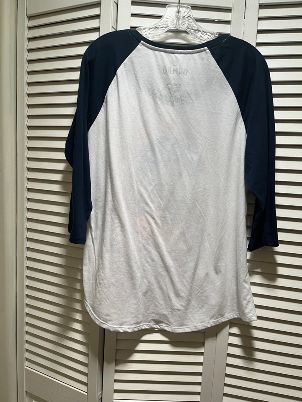 Disney Dumbo Raglan Tee - White & Navy - Picture 3 of 3